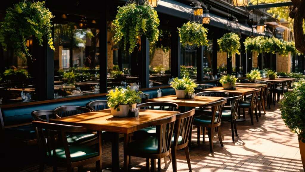 restaurant garten möbel
