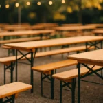 Bierzeltgarnitur vs. Biertischgarnitur: Maße und Einsatzbereiche